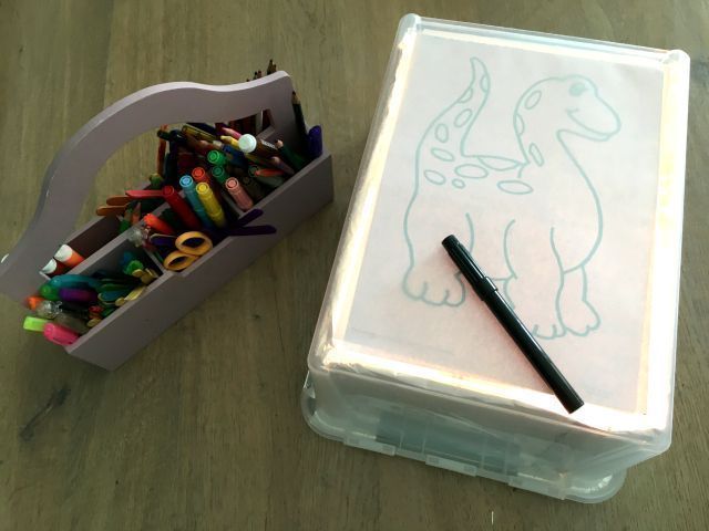 DIY; light box for kids